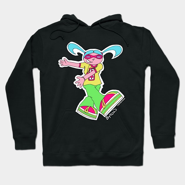 1997 Candy Raver Dance Remix 23 Hoodie by Phukheadz